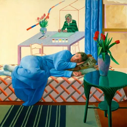 David Hockney, Çalışma Üzerine Pop Art David Hockney, Çalışma Üzerine Pop Art Sanat Akımları David Hockney, Çalışma ÜzerineKonu: David Hockneyin