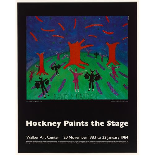 David Hockney, Paints The Stage 1984