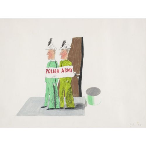 David Hockney, Pere Ubu: Polish Army David Hockney, Pere Ubu: Polish Army