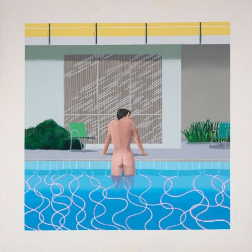 David Hockney, Peter Getting Out Of Nick's Pool David Hockney, Peter Getting Out Of Nick's Pool