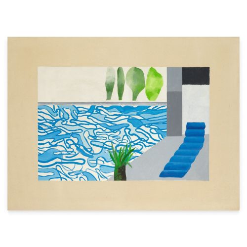 David Hockney, Hollywood Yüzme Havuzu Resmi