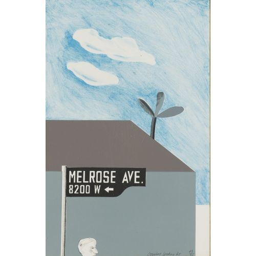 David Hockney, Picture Of Melrose Avenue In An Ornate David Hockney, Picture Of Melrose Avenue In An Ornate