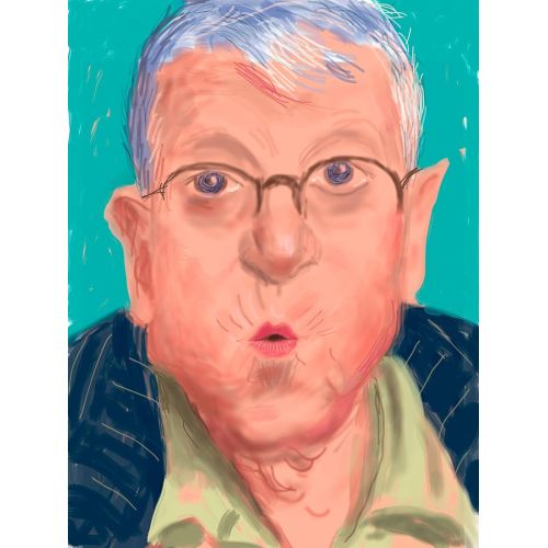 David Hockney, Portrait Ipad David Hockney, Portrait Ipad