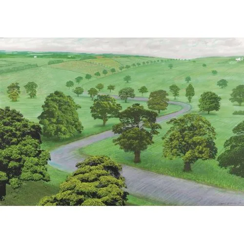 David Hockney, A Bigger Green Valley