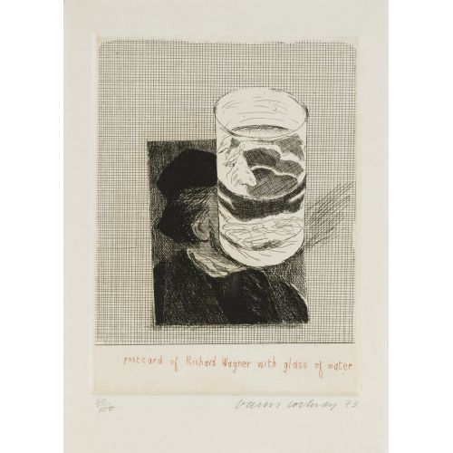 David Hockney, Postcard Of Richard David Hockney, Postcard Of Richard