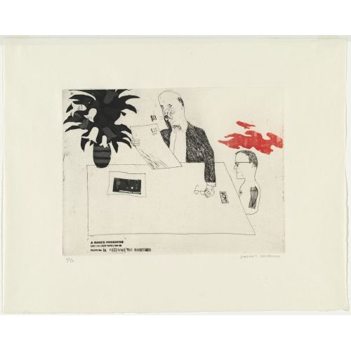 David Hockney, Receiving The Inheritance David Hockney, Receiving The Inheritance