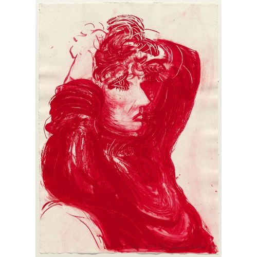 David Hockney, Red Celia 1985 David Hockney, Red Celia 1985