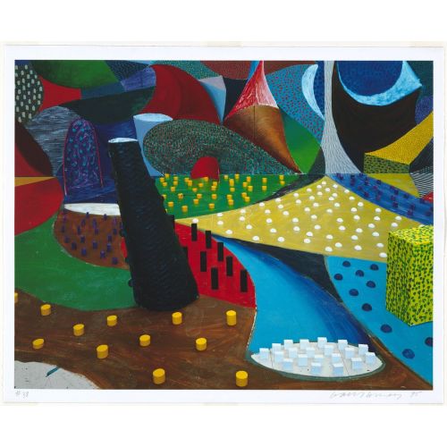 David Hockney, İkinci Detay, Salyangoz Uzay