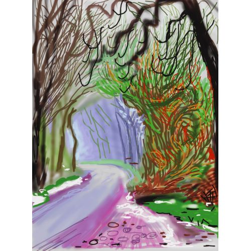 David Hockney, Arrival Of Spring In Woldgate David Hockney, Arrival Of Spring In Woldgate