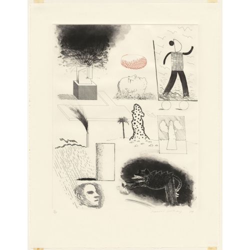 David Hockney, Showing Maurice The Sugar Lift David Hockney, Showing Maurice The Sugar Lift