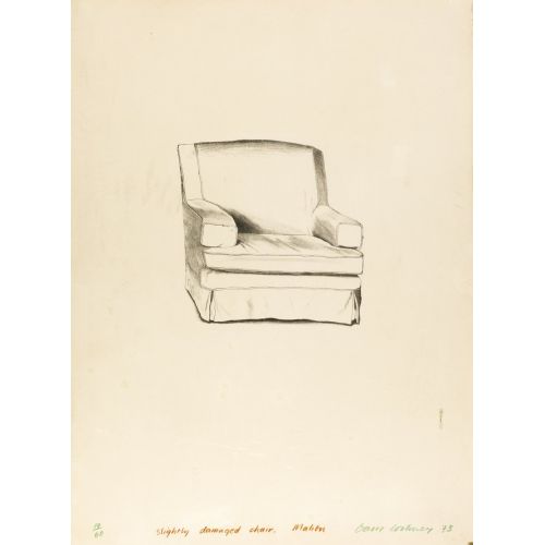 David Hockney, Hafif Hasarlı Sandalye