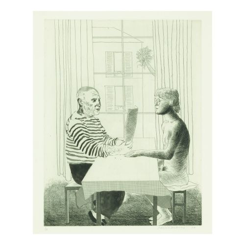 David Hockney, Artist And Model David Hockney, Artist And Model