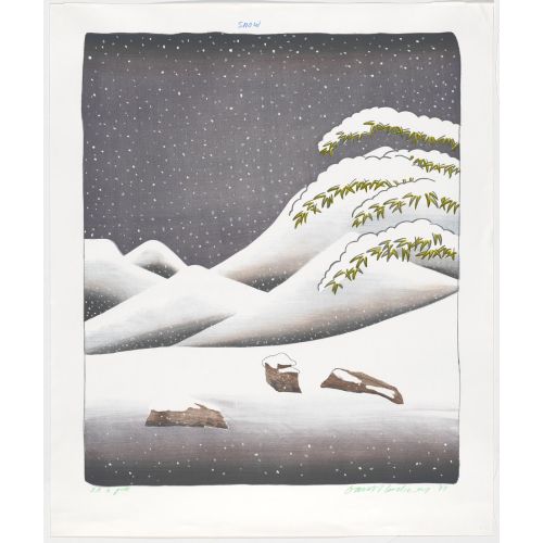 David Hockney, Snow David Hockney, Snow