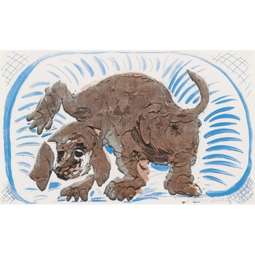 David Hockney, Stanley At Basket David Hockney, Stanley At Basket