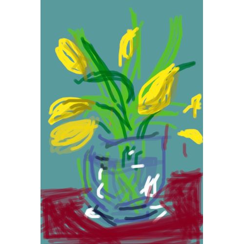 David Hockney, Still Life Untitled, 91