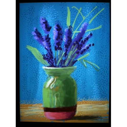 David Hockney, Still Life With Green Vase
