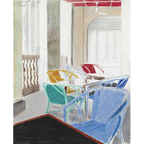 David Hockney, Strand Hotel Rangoon