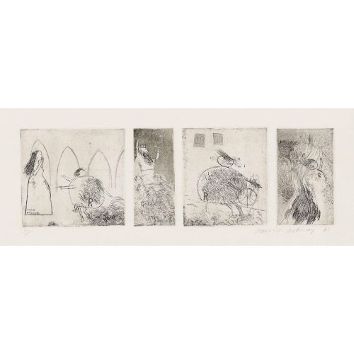 David Hockney, Study For Rumpelstiltskin