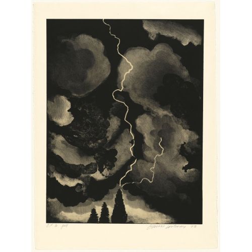 David Hockney, Study Of Lightning