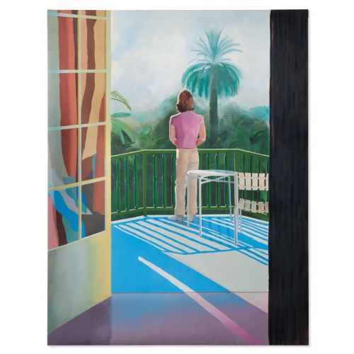 David Hockney, Sur La Terrasse