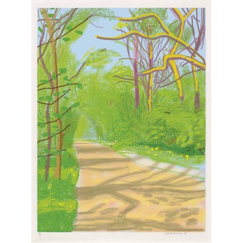 David Hockney, The Arrival Of Spring In Woldgate