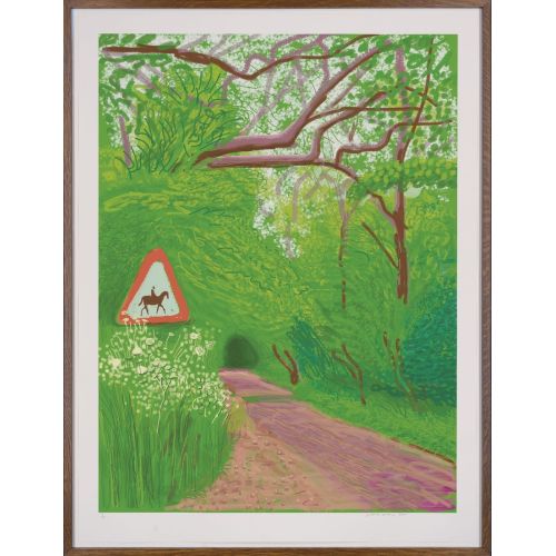 David Hockney, The Arrival Of Spring In Woldgate East Yorkshire Pop Art Art Movements David Hockney, The Arrival of Spring in