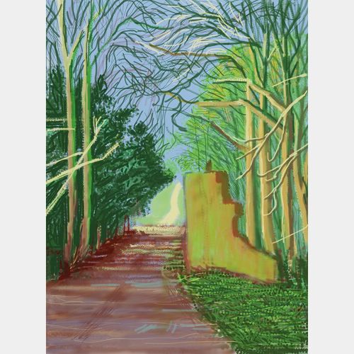 David Hockney, Woldgate East Yorkshire'da Baharın Gelişi, 2011 2