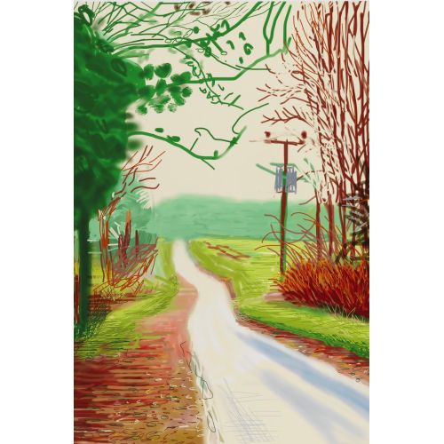 David Hockney, The Arrival Of Spring In Woldgate East Yorkshire In 2011 February Pop Art Art Movements David Hockney, The Arrival