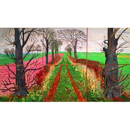 David Hockney, Büyük Manzara Pop Art David Hockney, Büyük Manzara Pop Art Sanat Akımları David Hockney, Daha Büyük ManzaraDavid Hockneyin Daha Büyük