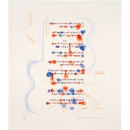 David Hockney, The Blue Guitar 5