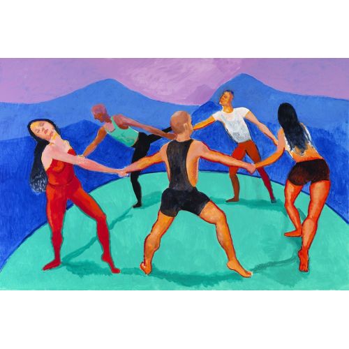 David Hockney, Dansçılar V David Hockney, Dansçılar V