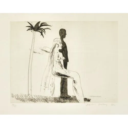 David Hockney, The Marriage Pop Art Art Movements David Hockney, The MarriageThe artwork The Marriage by David Hockney