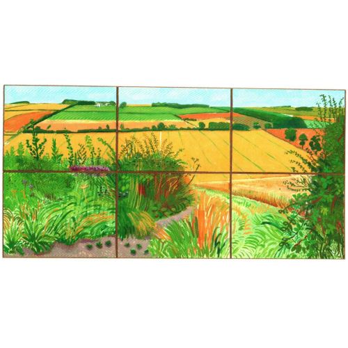 David Hockney, The Road To Thwing 2006