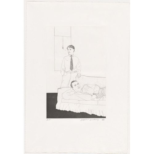 David Hockney, Beautiful And White Flowers 1966 David Hockney, Beautiful And White Flowers 1966