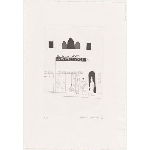 David Hockney, Bir Tütün Mağazasının Vitrini