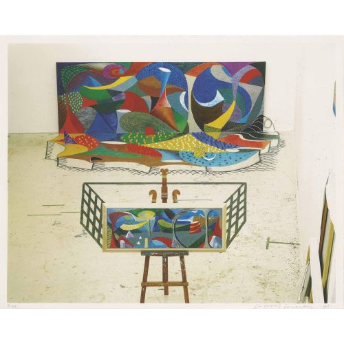 David Hockney, Stüdyo Yürüyüşü David Hockney, Stüdyo Yürüyüşü