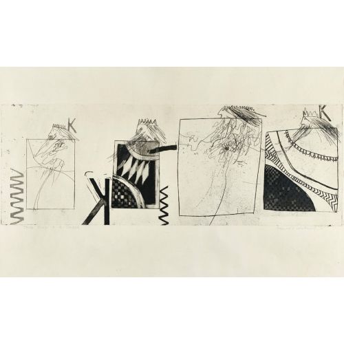 David Hockney, Three Kings And A Queen