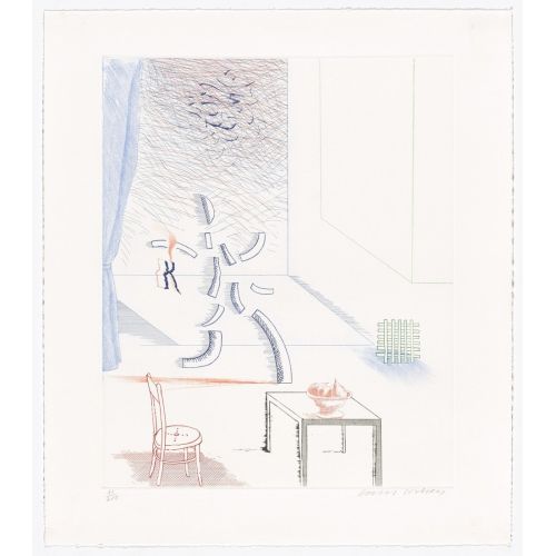 David Hockney, Tick It, Tock It, Turn It True From The Blue Guitar