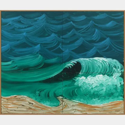 David Hockney, A Bigger Wave