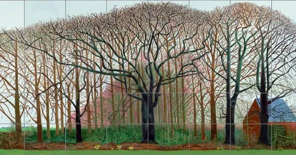 David Hockney, Bigger Trees Near Warter | Arthipo