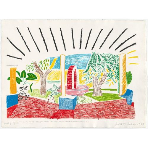 David Hockney, Hotel Well Görünümleri I 1984
