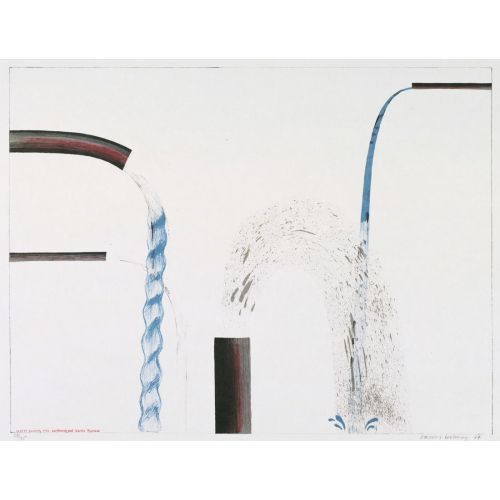 David Hockney, Water Pouring Into Swimming Pool, Santa Monica David Hockney, Water Pouring Into Swimming Pool, Santa Monica