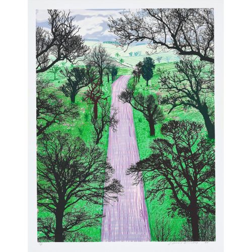 David Hockney, Kilham Yakınında Kış Yolu David Hockney, Kilham Yakınında Kış Yolu