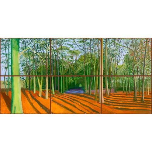David Hockney, Woldgate Ormanları 6 9 Kasım David Hockney, Woldgate Ormanları 6 9 Kasım