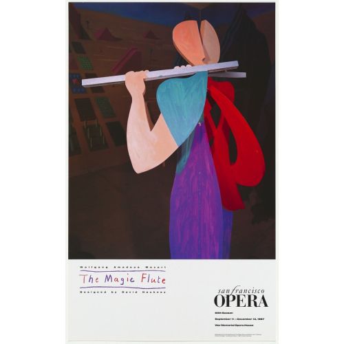 David Hockney, Wolfgang Amadeus Mozart: The Magic Flute 1987 David Hockney, Wolfgang Amadeus Mozart: The Magic Flute 1987