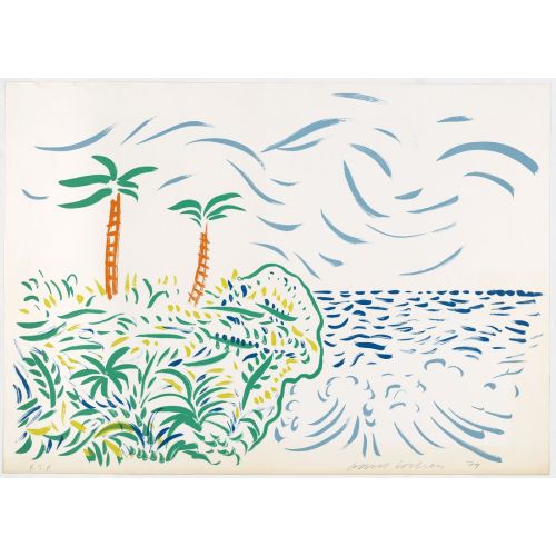 David Hockney, Bora Bora 1980 David Hockney, Bora Bora 1980