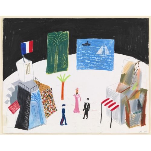 David Hockney, Zanzibar With Postcards David Hockney, Zanzibar With Postcards
