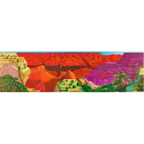 David Hockney, A Bigger Grand Canyon 2