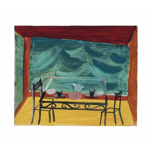 David Hockney, Breakfast By The Sea David Hockney, Breakfast By The Sea