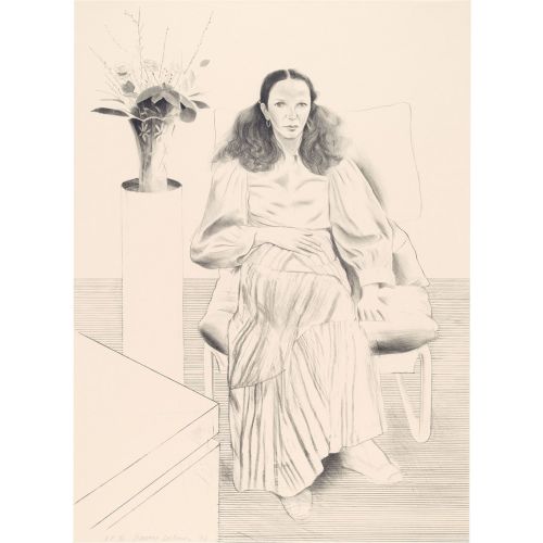 David Hockney, Brooke Hopper 1976 David Hockney, Brooke Hopper 1976